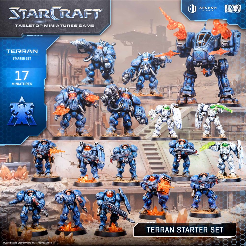 Starcraft Miniatures Games: Terran Starter Set