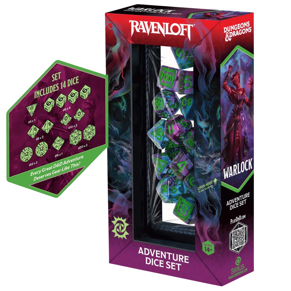 Sirius Dice: D&D Adventure Dice - Warlock