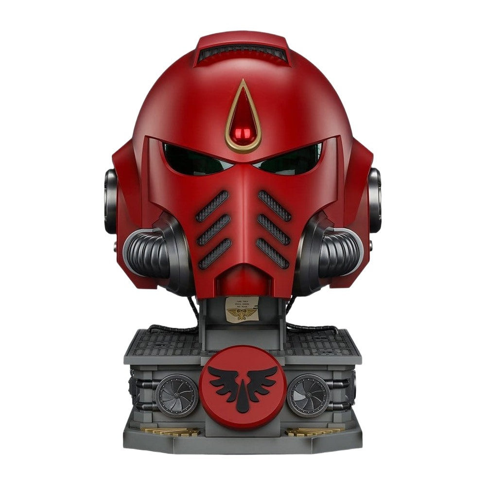 Warhammer Collectibles: 1/1 Scale Blood Angels MkX Helmet & Display Stand