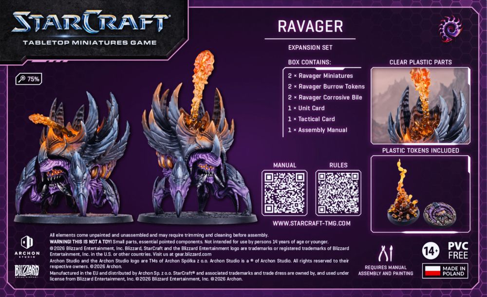 Starcraft Miniatures Games: Zerg - Ravager - Expansion Set