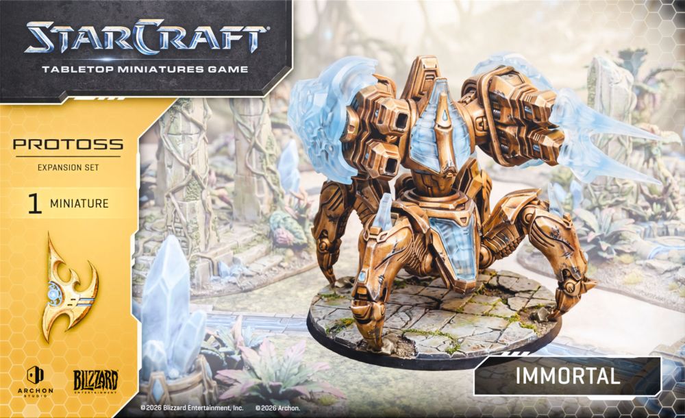 Starcraft Miniatures Games: Protoss - Immortal - Expansion Set