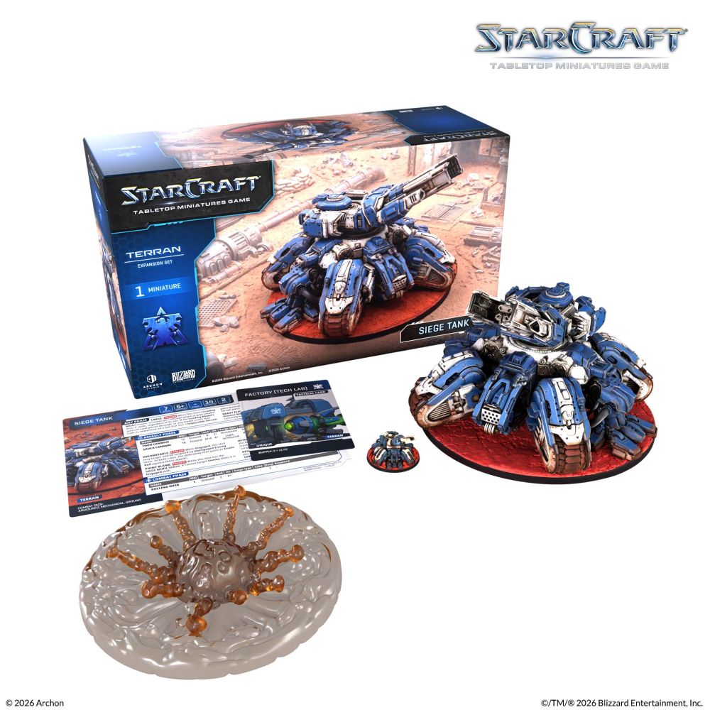 Starcraft Miniatures Games: Terran - Siege Tank - Expansion Set