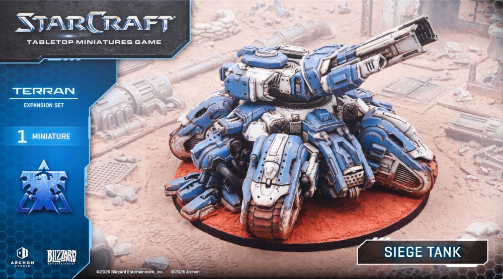 Starcraft Miniatures Games: Terran - Siege Tank - Expansion Set