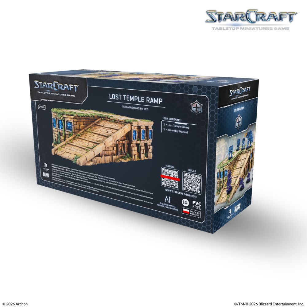 Starcraft Miniatures Games: Lost Temple Ramp - Terrain Expansion Set