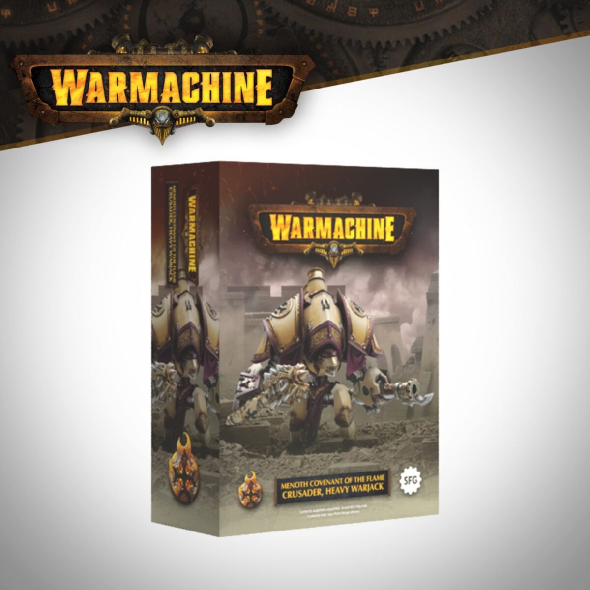 Warmachine: Protectorate of Menoth Covenant of the Flame - Crusader Heavy Warjack
