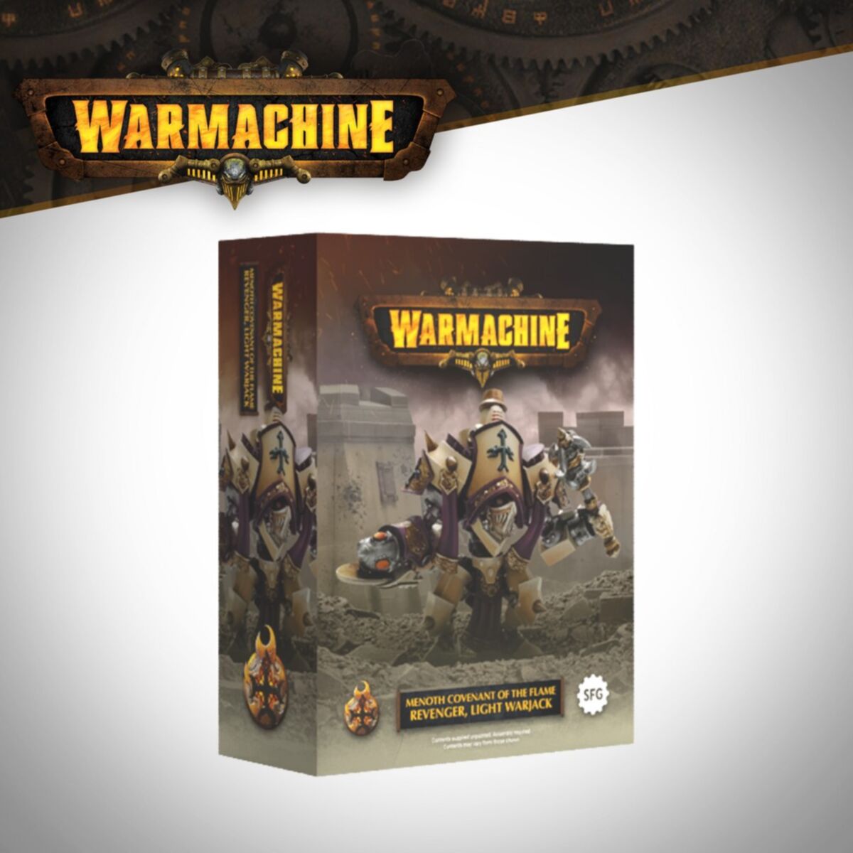 Warmachine: Protectorate of Menoth Covenant of the Flame - Revenger Light Warjack