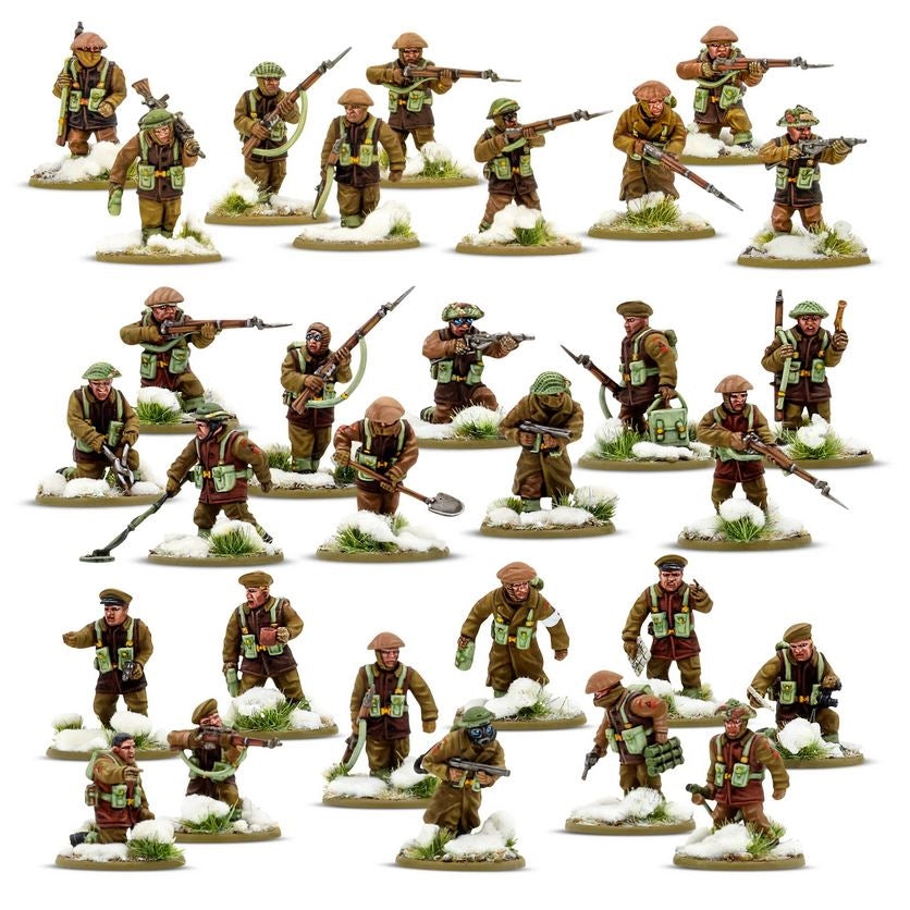 Bolt Action: British & Canadian Infantry (Winter) (Plastic)