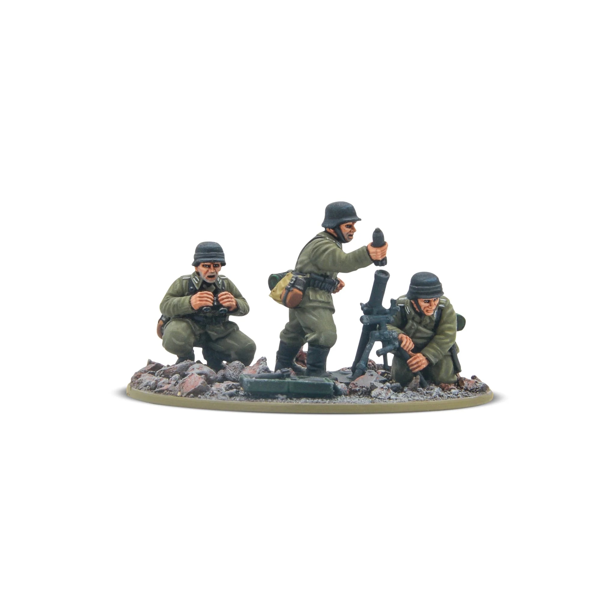 Bolt Action: German Veteran Infantry Medium Mortar Team