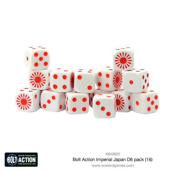 Bolt Action: D6 Dice Pack - Imperial Japanese