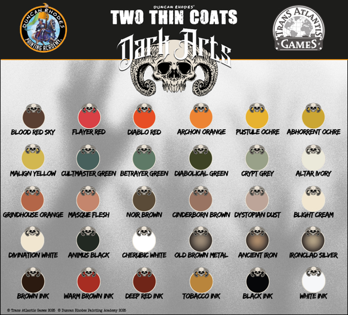 Two Thin Coats - Dark Arts: Grimdark Paint Set - Warhaus
