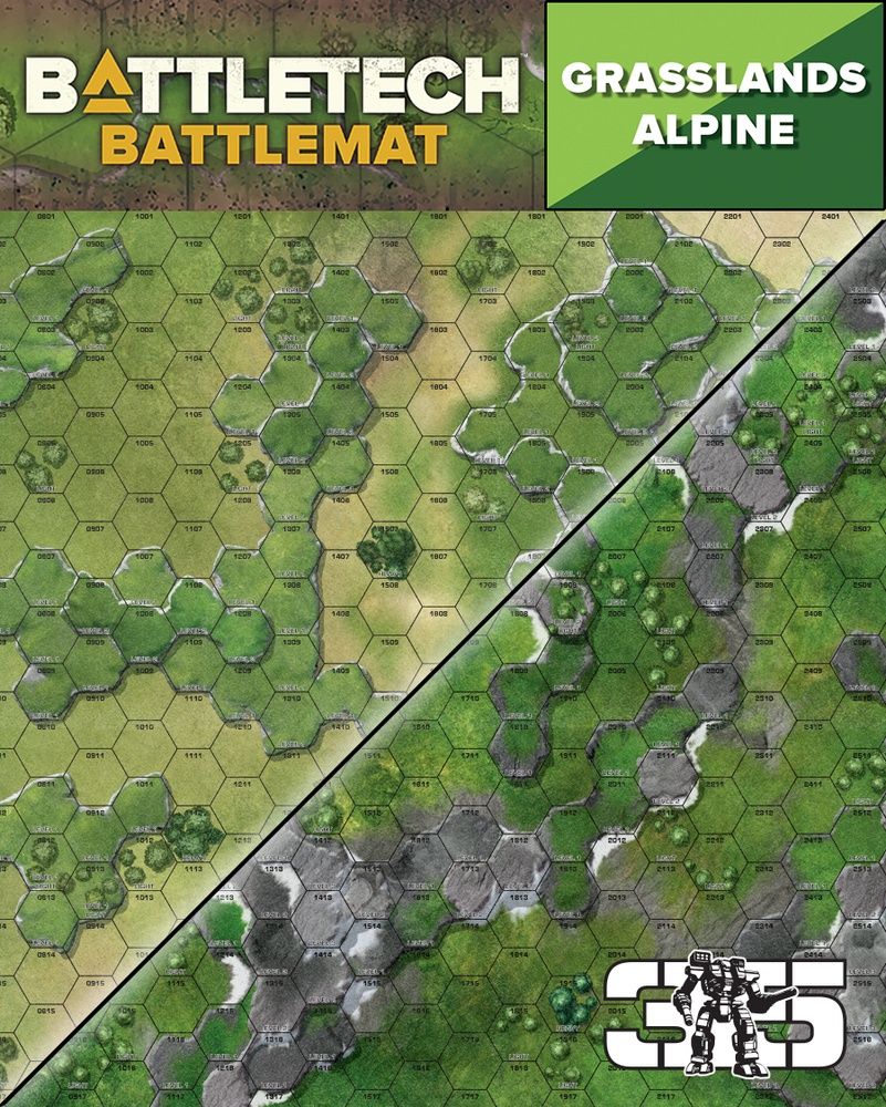 Battletech - Mat Grasslands / Alpine