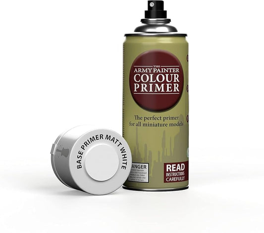 Army Painter Aerosol Spray Primer - Matt White 400ml