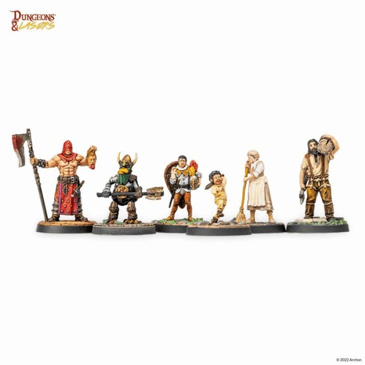 Dungeons & Lasers: Miniatures - Npc Miniature Pack