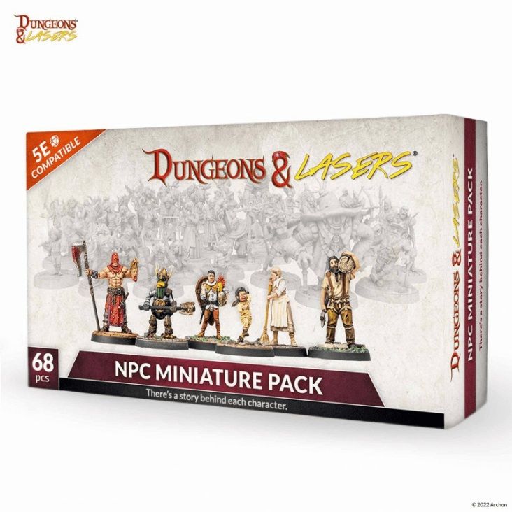 Dungeons & Lasers: Miniatures - Npc Miniature Pack