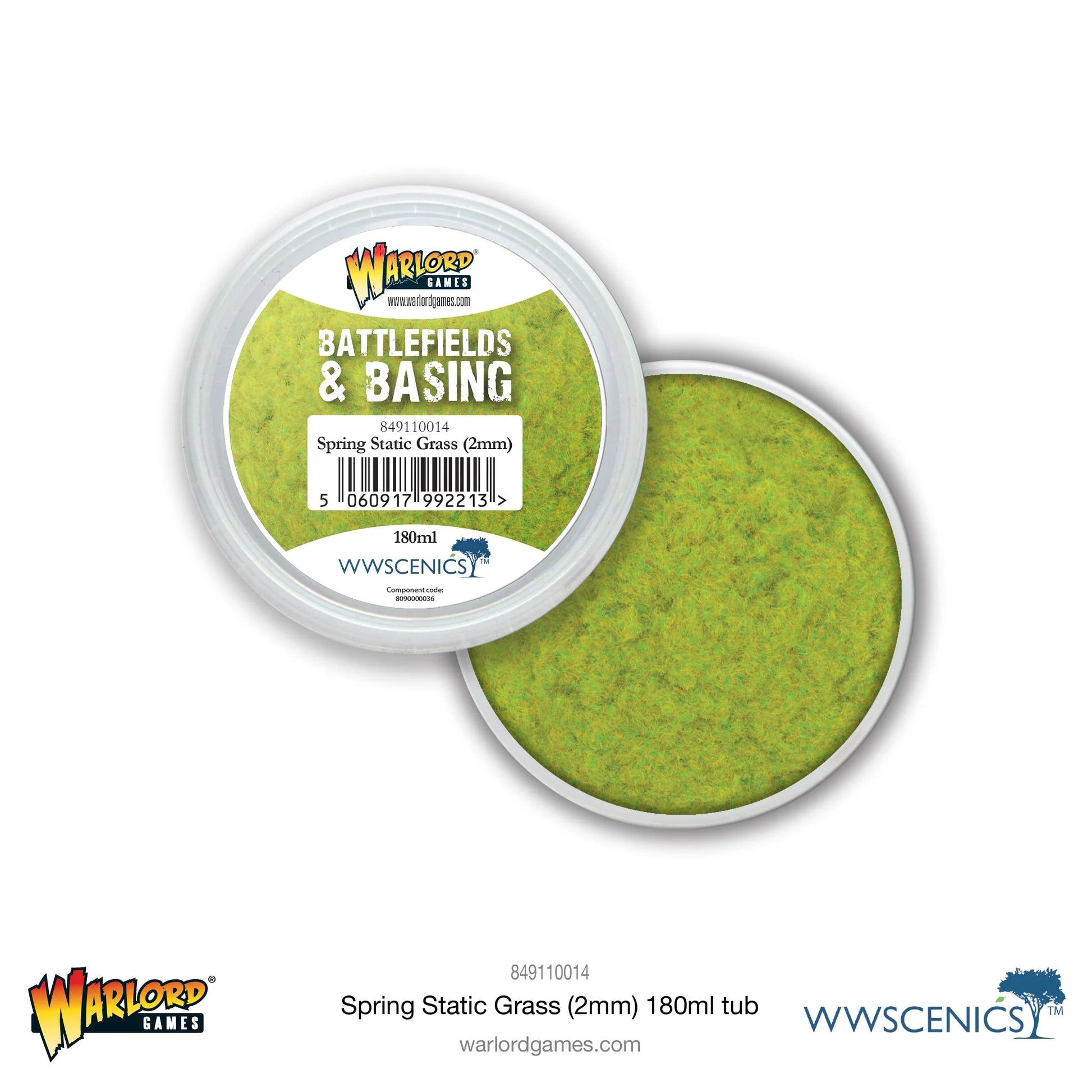 Warlord: Spring 2mm Static Grass (180ml) - Warhaus