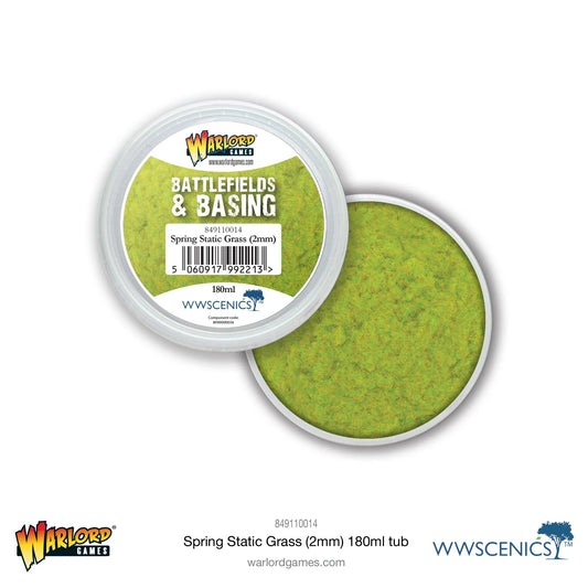 Warlord: Spring 2mm Static Grass (180ml) - Warhaus