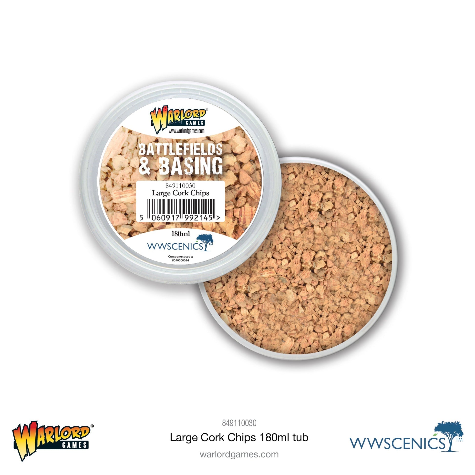 Warlord: Large Cork Chips (180ml) - Warhaus