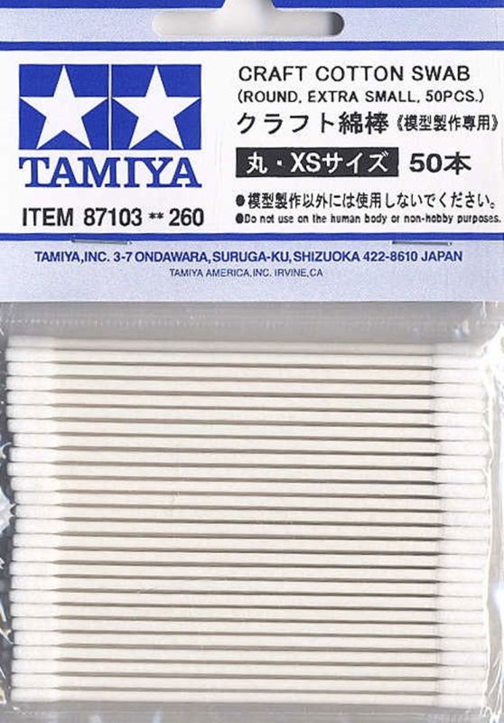 Tamiya: Craft Cotton Swab (rdxs*50)