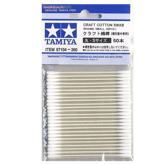 Tamiya: Craft Cotton Swab (rds*50)