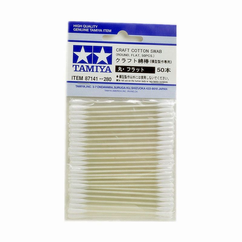 Tamiya: Craft Cotton Swab (rdf*50)