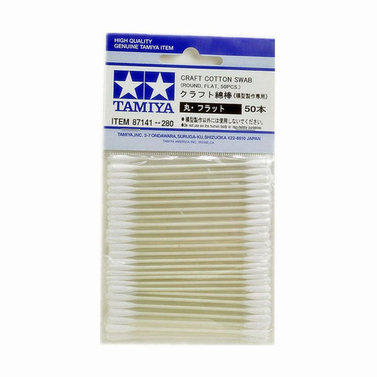 Tamiya: Craft Cotton Swab (rdf*50)