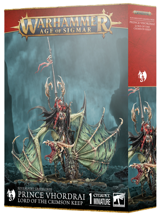 Soulblight Gravelords: Prince Vhordrai Lord of The Crimson Keep