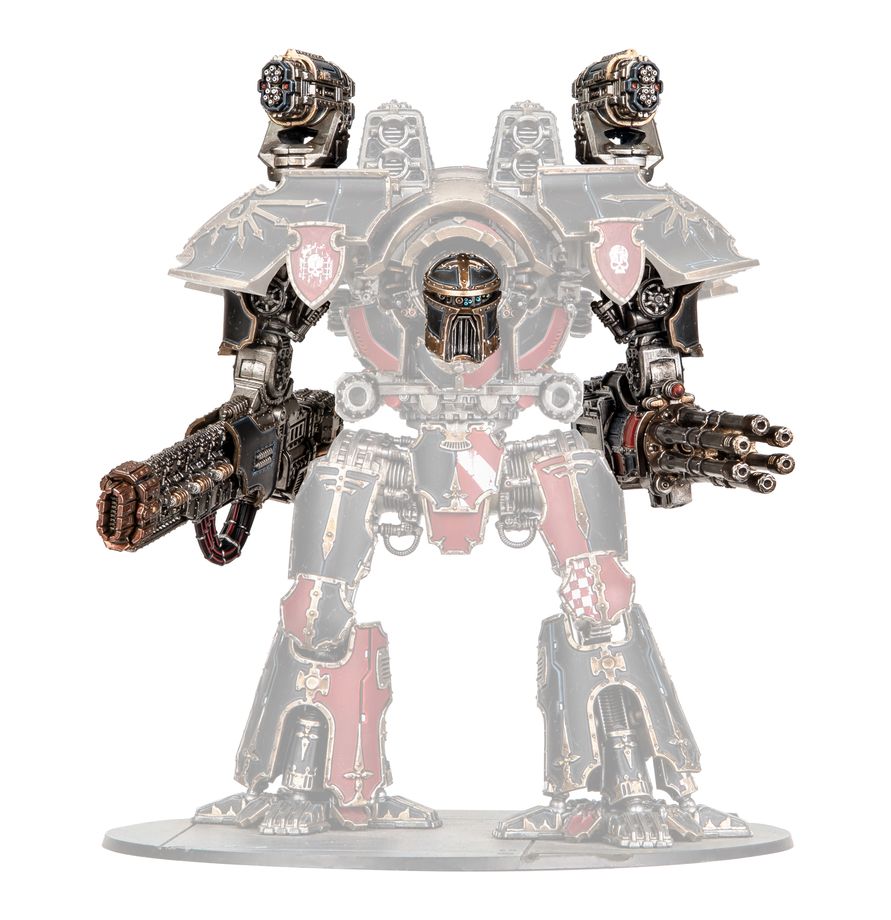 Warlord Titan Weapons: Volkite Destructor, Macro-Gatling Blaster, Graviton Ruinator, & Vulcan Mega-Bolter Array