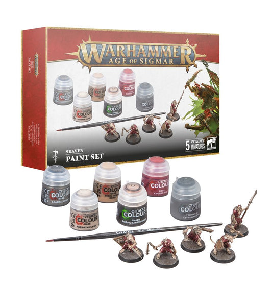 Age of Sigmar Skaven + Paint Set - Warhaus
