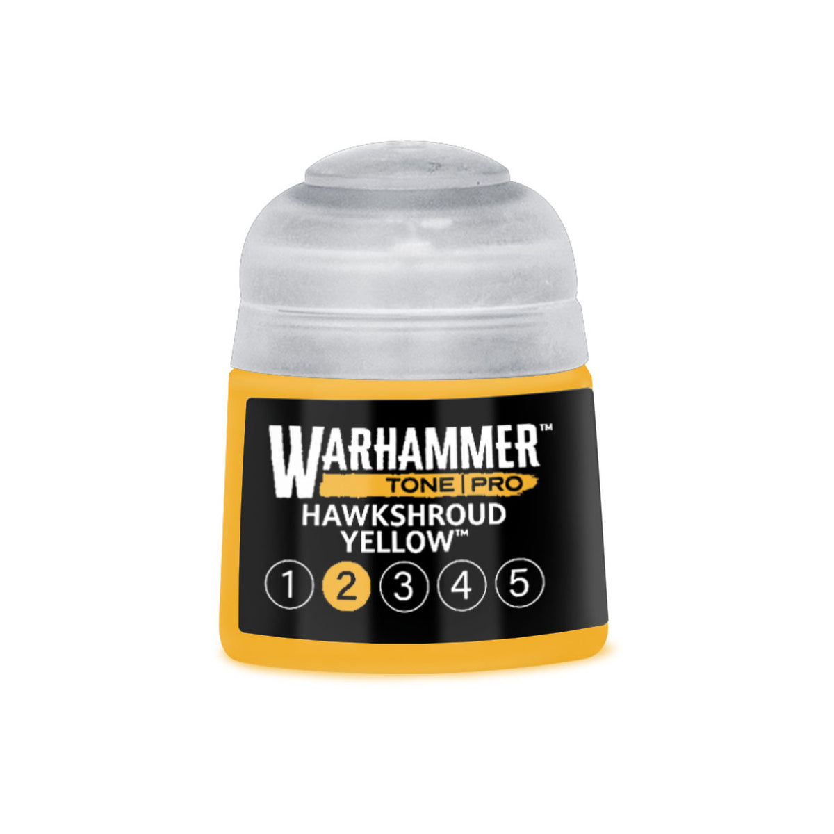 Warhammer Tone Pro: Hawkshroud Yellow 2 (12ml), ROW packaging