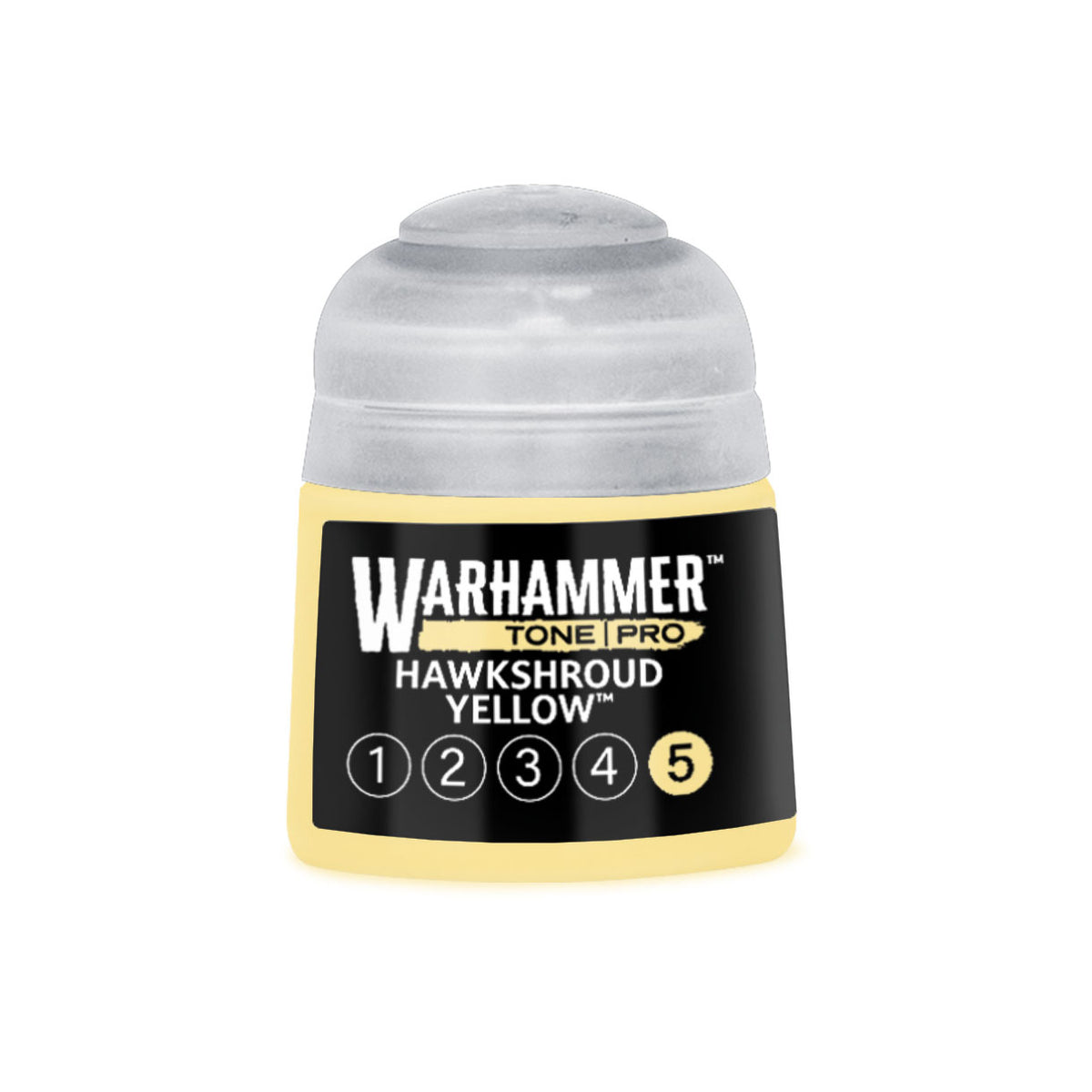 Warhammer Tone Pro: Hawkshroud Yellow 5 (12ml), ROW packaging