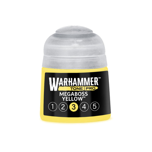 Warhammer Tone Pro: Megaboss Yellow 3 (12ml), ROW packaging