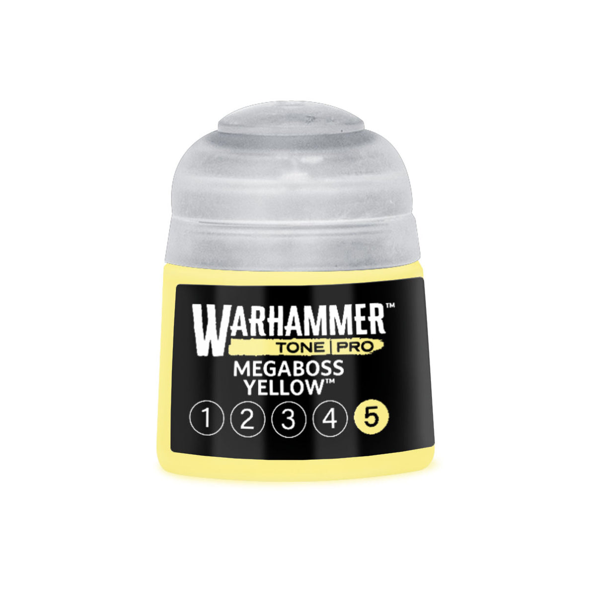 Warhammer Tone Pro: Megaboss Yellow 5 (12ml), ROW packaging