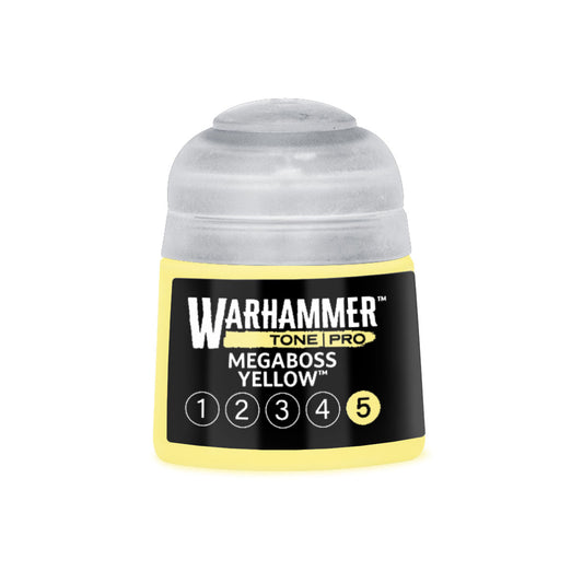 Warhammer Tone Pro: Megaboss Yellow 5 (12ml), ROW packaging