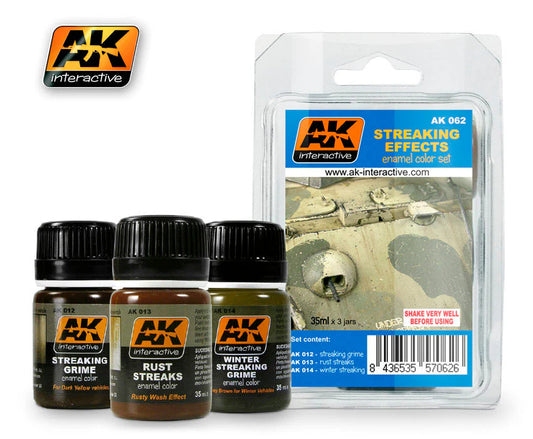 AK Interactive: 062 Streaking Effects Set