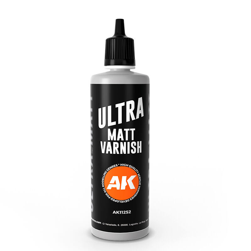 AK Interactive: Ultra Matt Varnish 100ml 3rd Generation