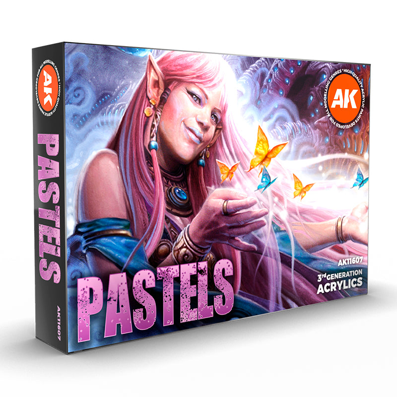 AK Interactive: 3rd Gen paint set - Pastels Set