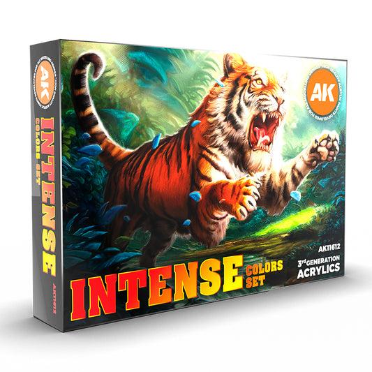 AK Interactive: 3rd Gen paint set - Intense Colors Set