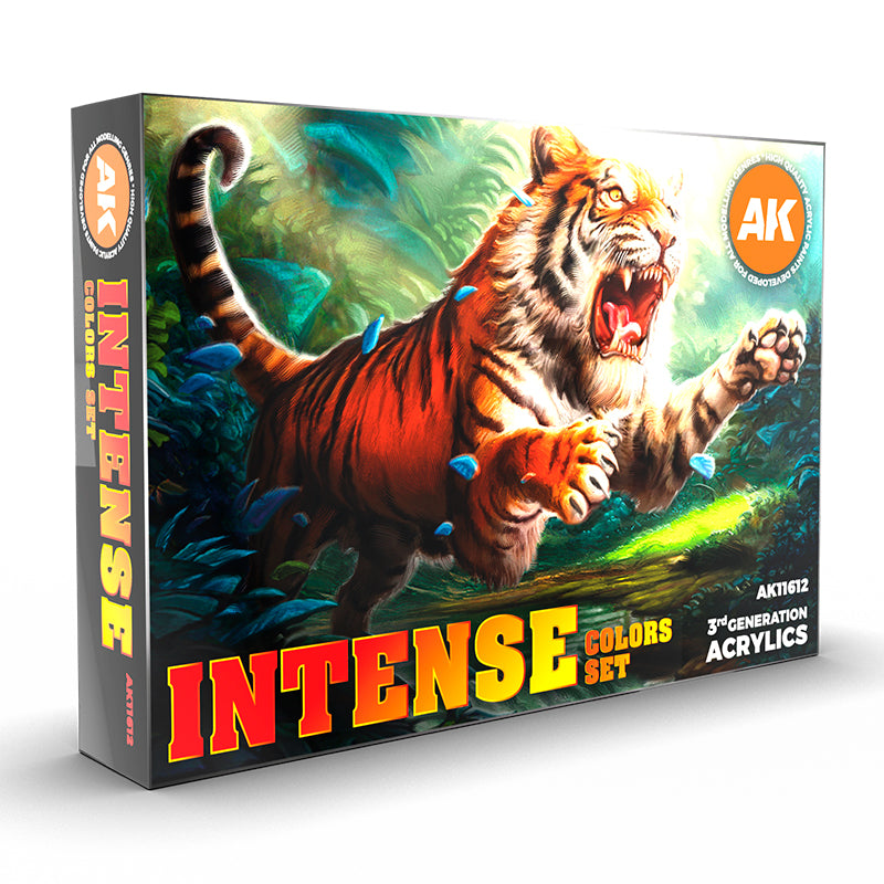AK Interactive: 3rd Gen paint set - Intense Colors Set