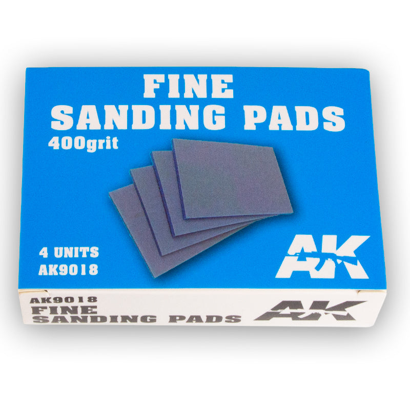 AK Interactive: Fine Sanding Pads 400 grit (4)