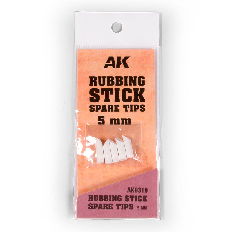 AK Interactive: Rubbing Stick Spare Tips 5mm