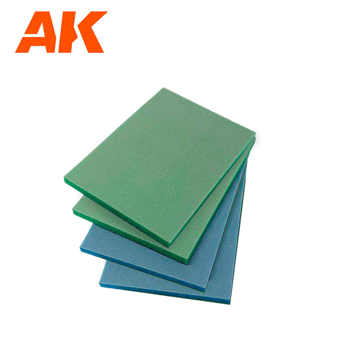 AK Interactive: Soft and Smooth Sponge Sandpaper SET 4 units
