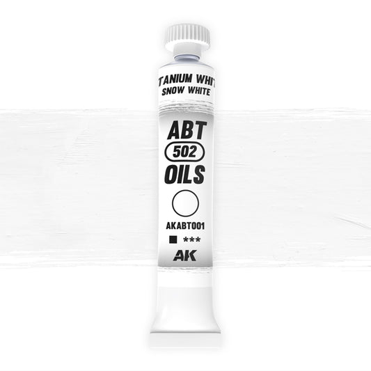 AK Interactive: Oils - Titanium White / Snow White 20ml - Warhaus