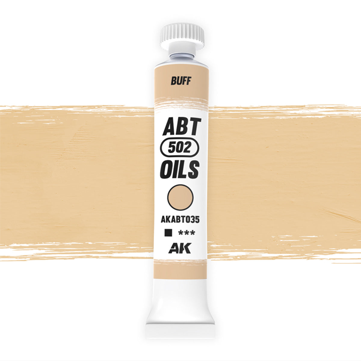 AK Interactive: Oils - Buff 20ml