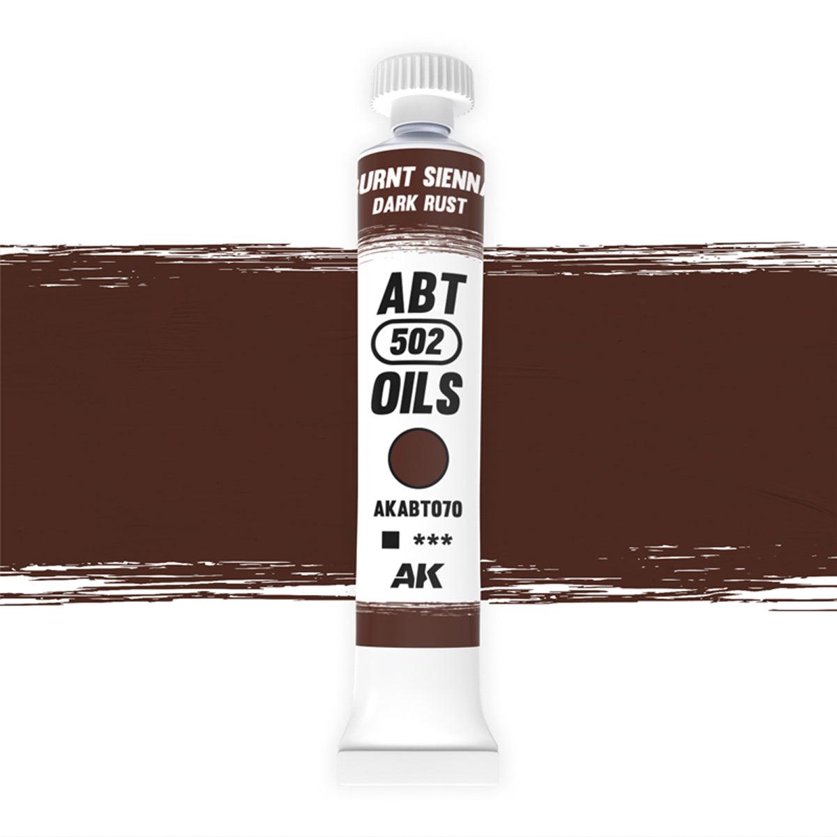 AK Interactive: Oils - Burnt Sienna / Dark Rust 20ml