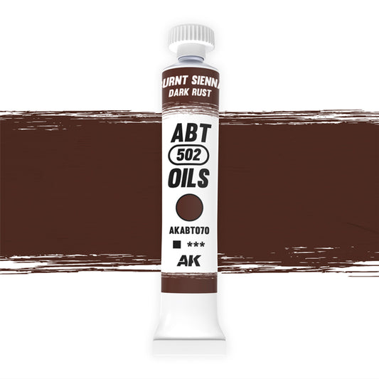 AK Interactive: Oils - Burnt Sienna / Dark Rust 20ml