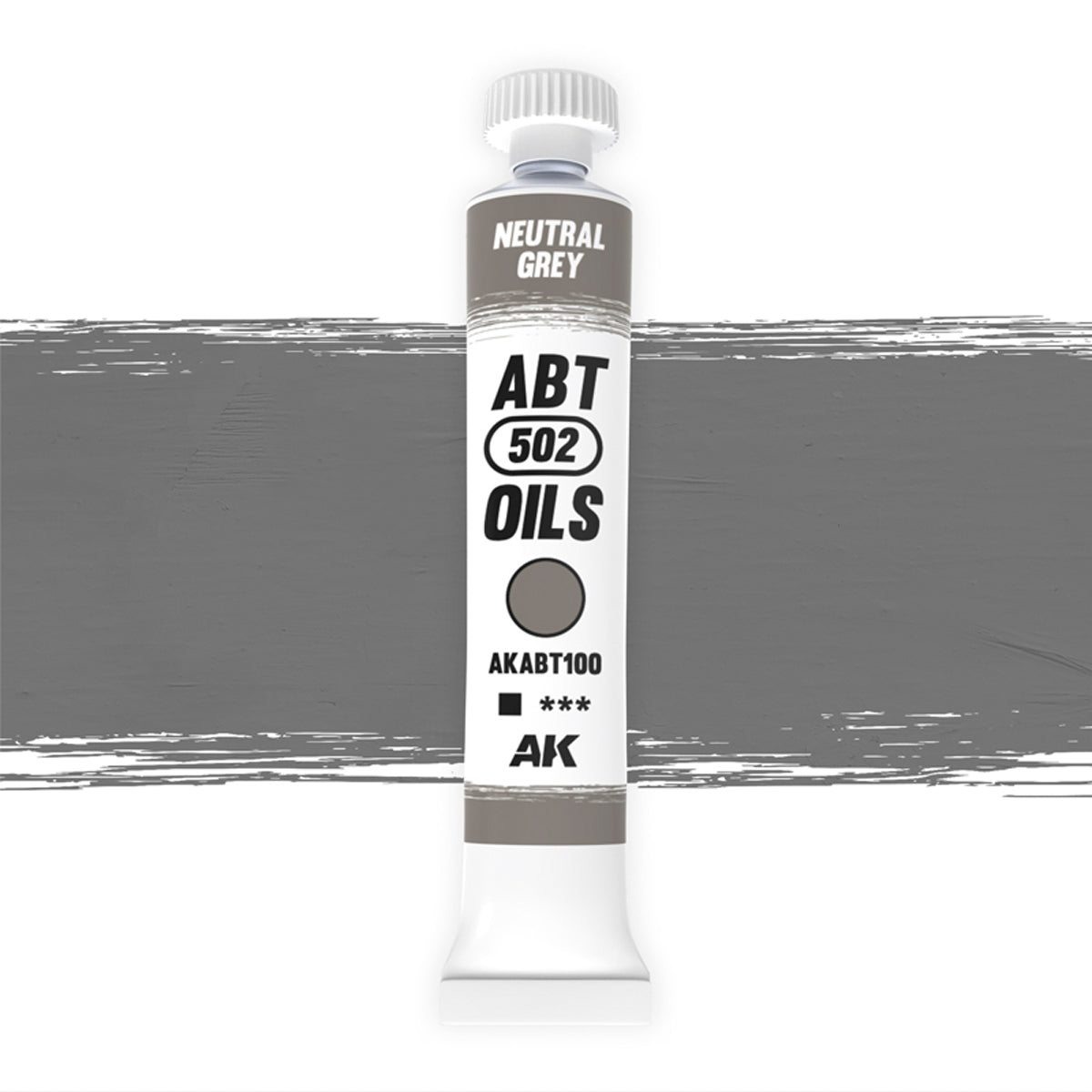 AK Interactive: Oils - Neutral Grey 20ml