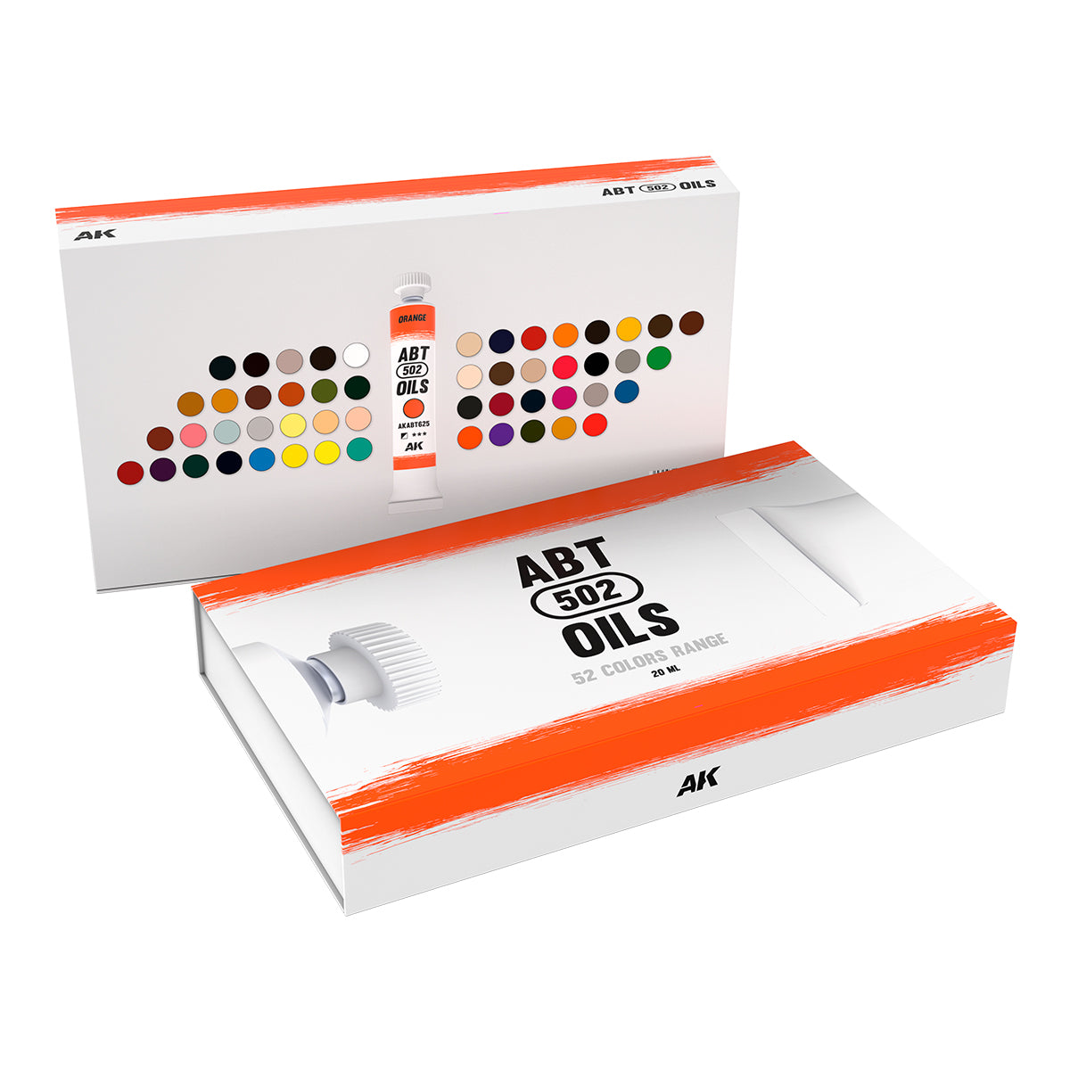 AK Interactive: ABT502 Oil Paints - Full Color Range