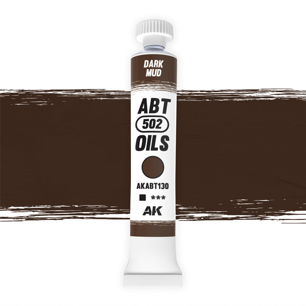 AK Interactive: Oils - Dark Mud 20ml