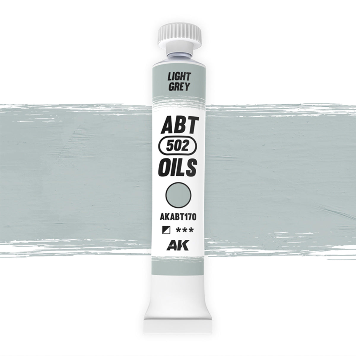 AK Interactive: Oils - Light Grey 20ml