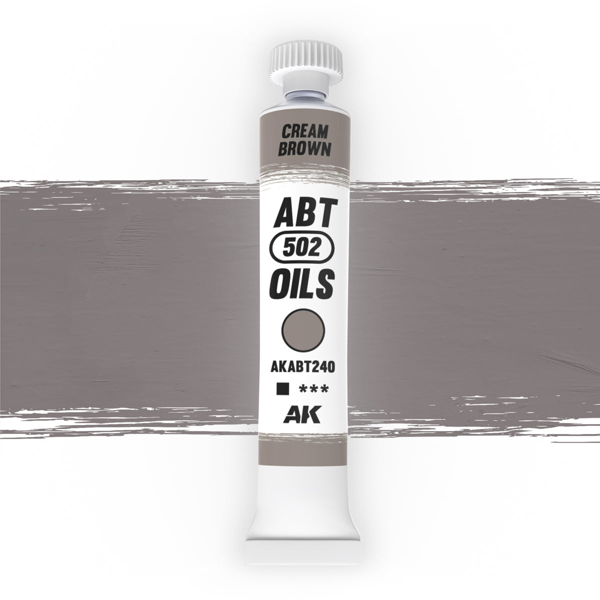AK Interactive: Oils - Cream Brown 20ml